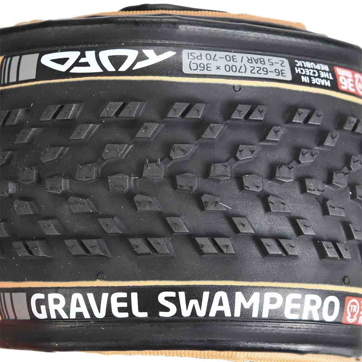 Pneu TUFO GRAVEL SWAMPERO 700x36c Tubeless Ready Beige - Image 2
