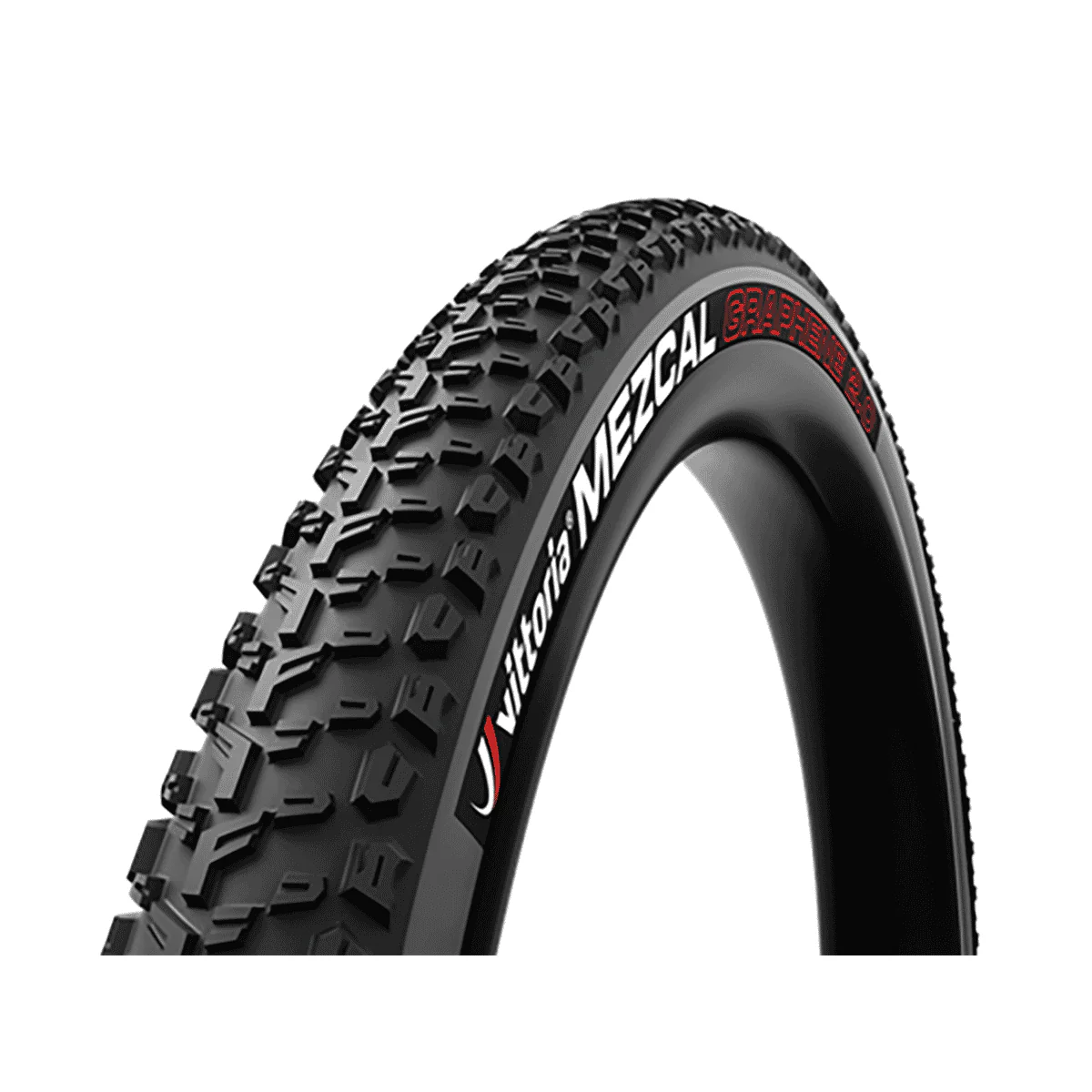 Pneu VITTORIA MEZCAL XC TRAIL 27.5x2.60 4C Graphene 2.0 Tubeless Ready Souple Noir/Gris