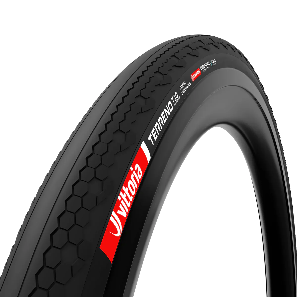 Pneu VITTORIA TERRENO T10 HARDPACK Gravel Endurance 700x40c Tubeless Ready Souple Noir