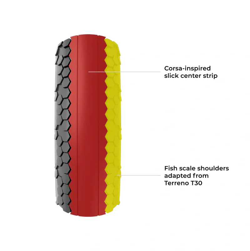 Pneu VITTORIA TERRENO T10 HARDPACK Gravel Sport 700x35c Tubetype Noir - Image 5