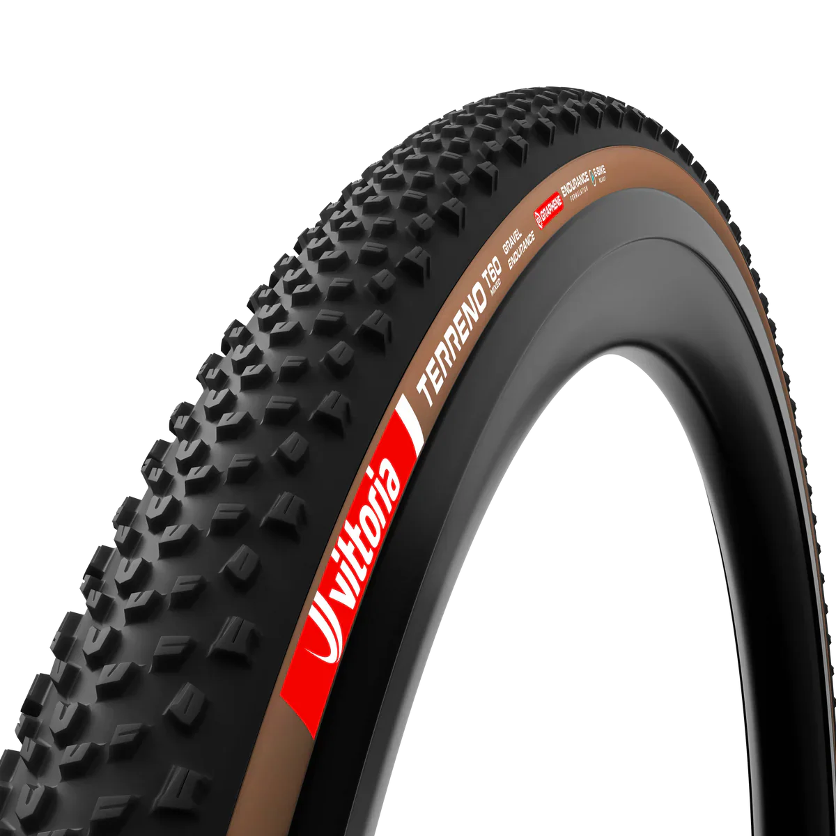 Pneu VITTORIA TERRENO T60 MIXED Gravel Endurance 700x40c Tubeless Ready Souple Marron