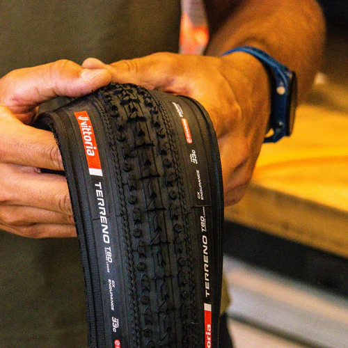 Pneu VITTORIA TERRENO T80 COARSE LOOSE 700x33c CX Endurance Tubeless Ready Noir - Image 3
