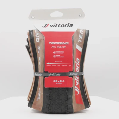 Pneu VITTORIA TERRENO XC RACE 29x2.4 Graphene/Silica Tubeless Ready Souple Beige - Image 6