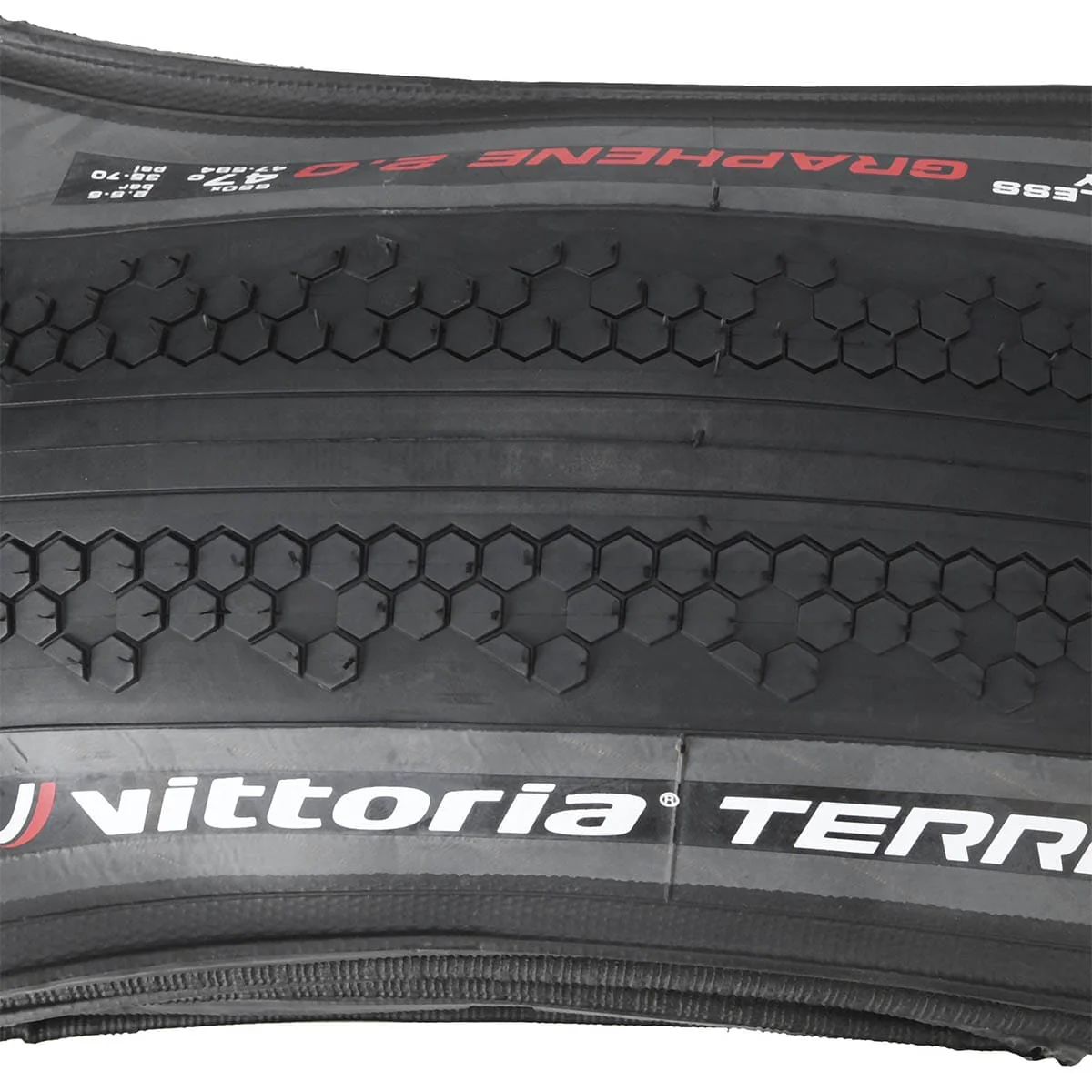 Pneu VITTORIA TERRENO ZERO GRAVEL ENDURANCE Graphene G2.0 650x47b Tubeless Ready Gris - Image 2