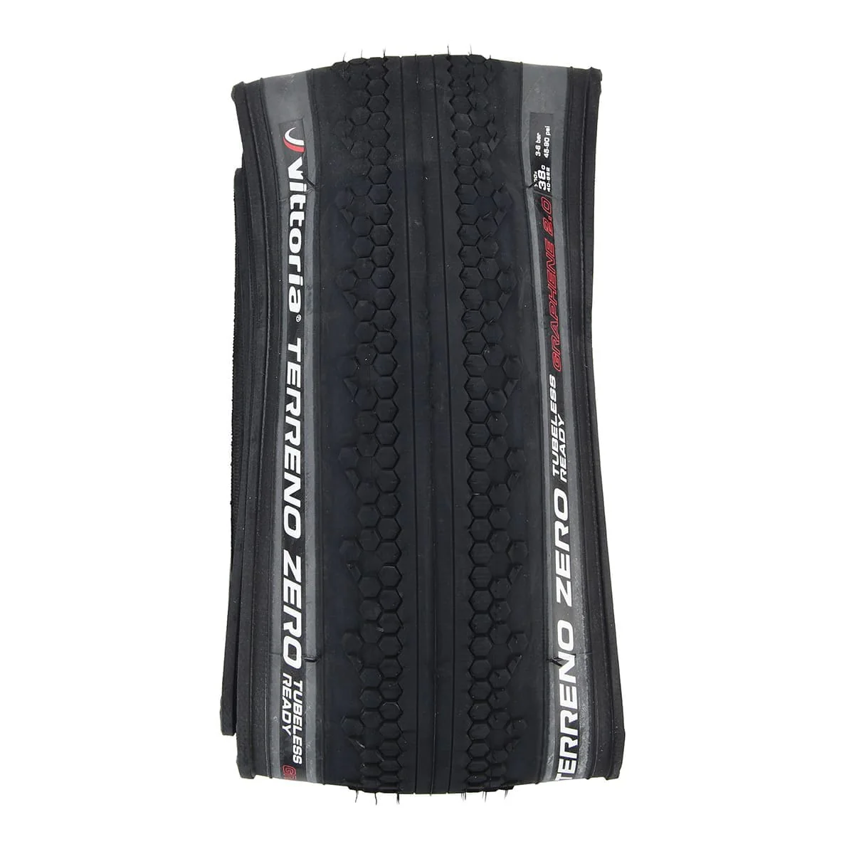 Pneu VITTORIA TERRENO ZERO GRAVEL ENDURANCE Graphene G2.0 700x47c Tubeless Ready Gris