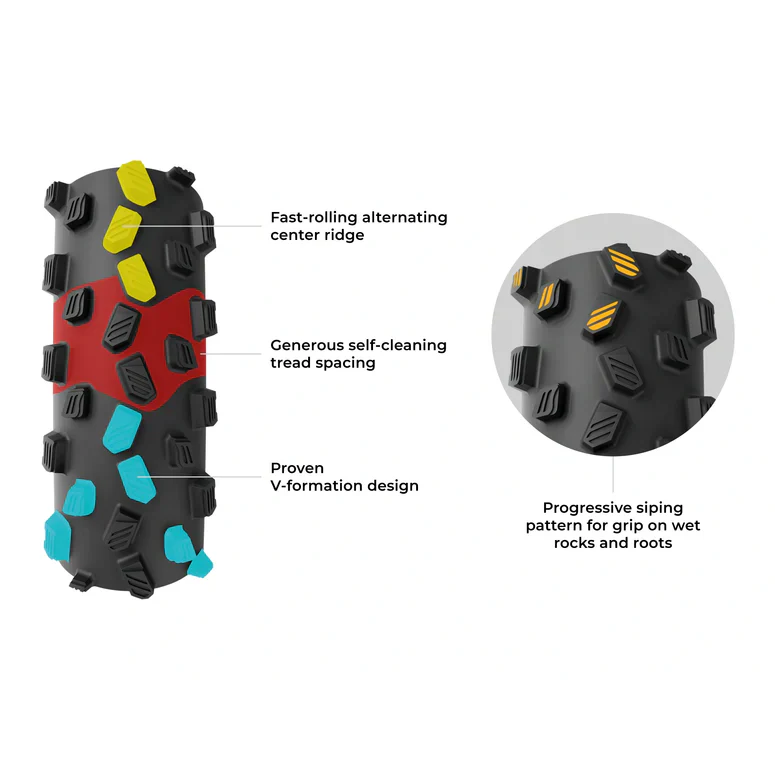 Pneu VITTORIA TORRENTE XC TRAIL 29x2.60 4C Graphene 2.0 Tubeless Ready Souple Noir - Image 4