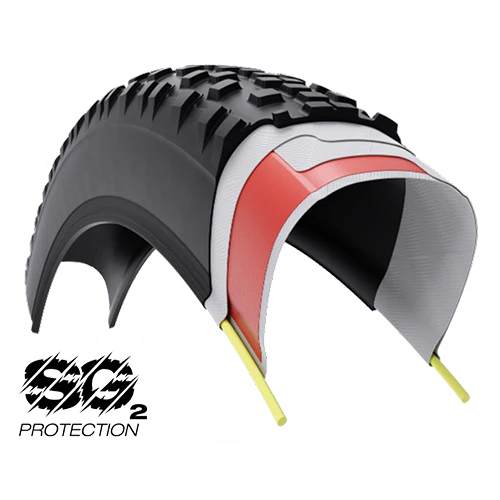Pneu WTB VULPINE TCS LIGHT FAST ROLLING DUAL DNA SG2 120tpi 700x45c Tubeless Ready Beige - Image 3