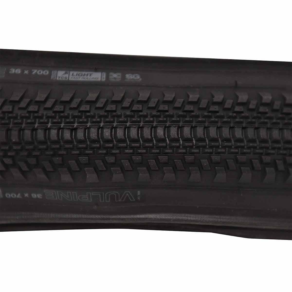 Pneu WTB VULPINE TCS LIGHT FAST ROLLING DUAL DNA SG2 120tpi 700x36c Tubeless Ready Noir - Image 2