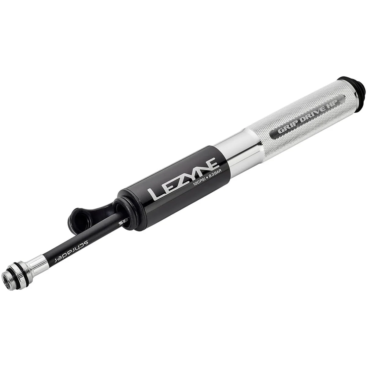 Pompe à Main LEZYNE GRIP DRIVE HP Argent - Image 2