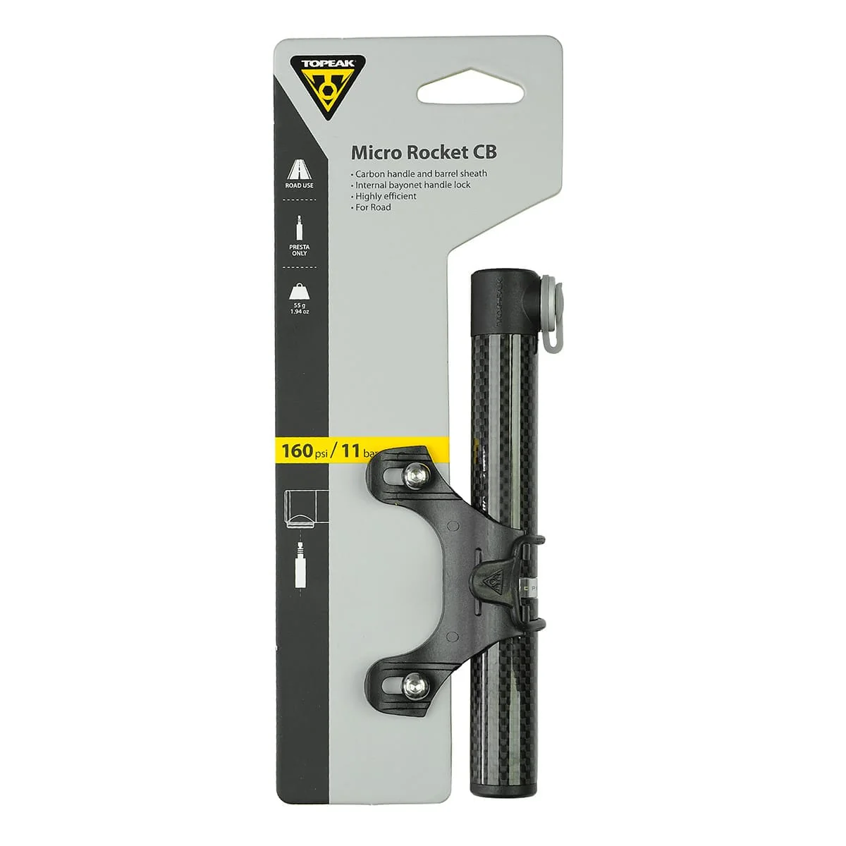 Pompe à Main TOPEAK MICRO ROCKET CB Noir - Image 4
