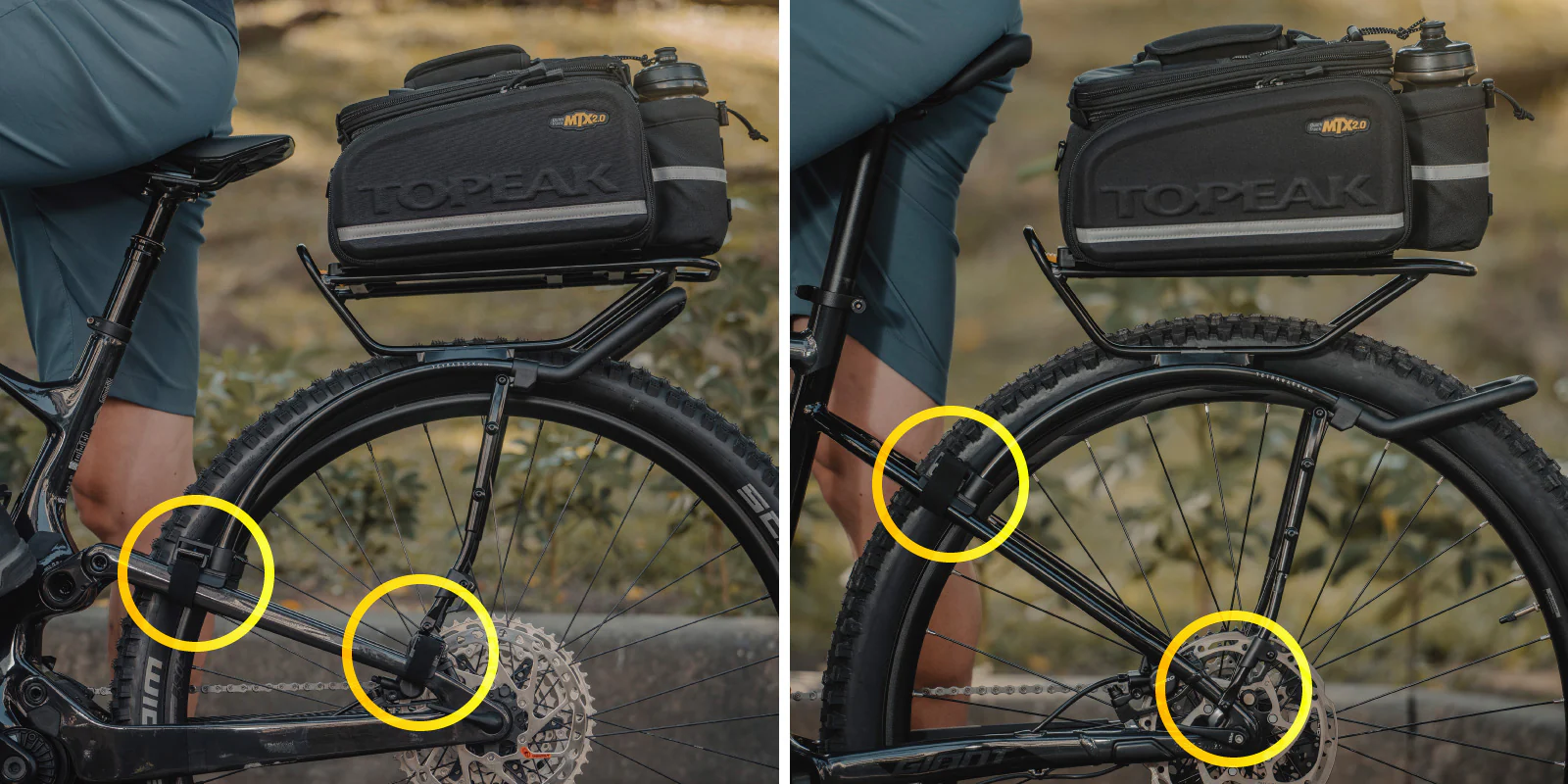 Porte-Bagages VTT TOPEAK TETRARACK M2 HD Noir - Image 4
