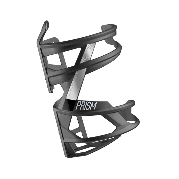 Porte-Bidon ELITE PRISM DROIT Carbone Mat/Noir