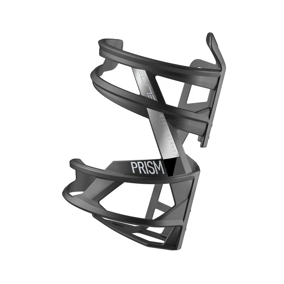 Porte-Bidon ELITE PRISM GAUCHE Carbone Mat/Noir