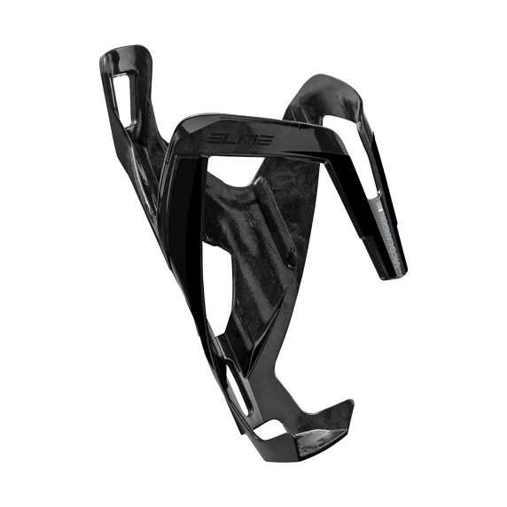 Porte-Bidon Carbone ELITE VICO Noir Brillant Logo Noir