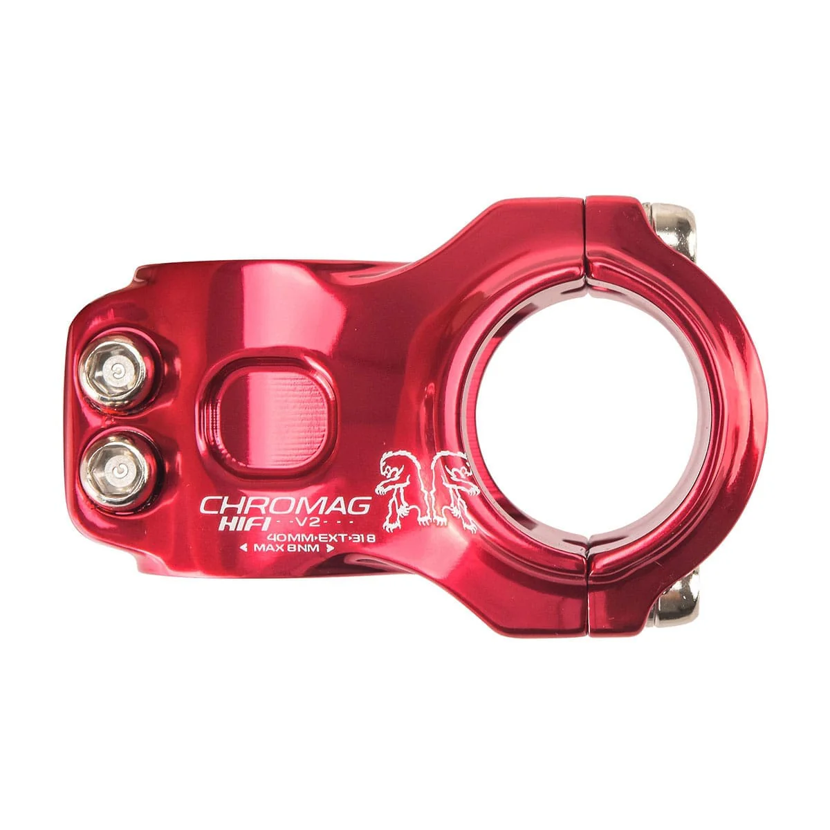 Potence CHROMAG HIFI V2 0° Rouge - Image 3