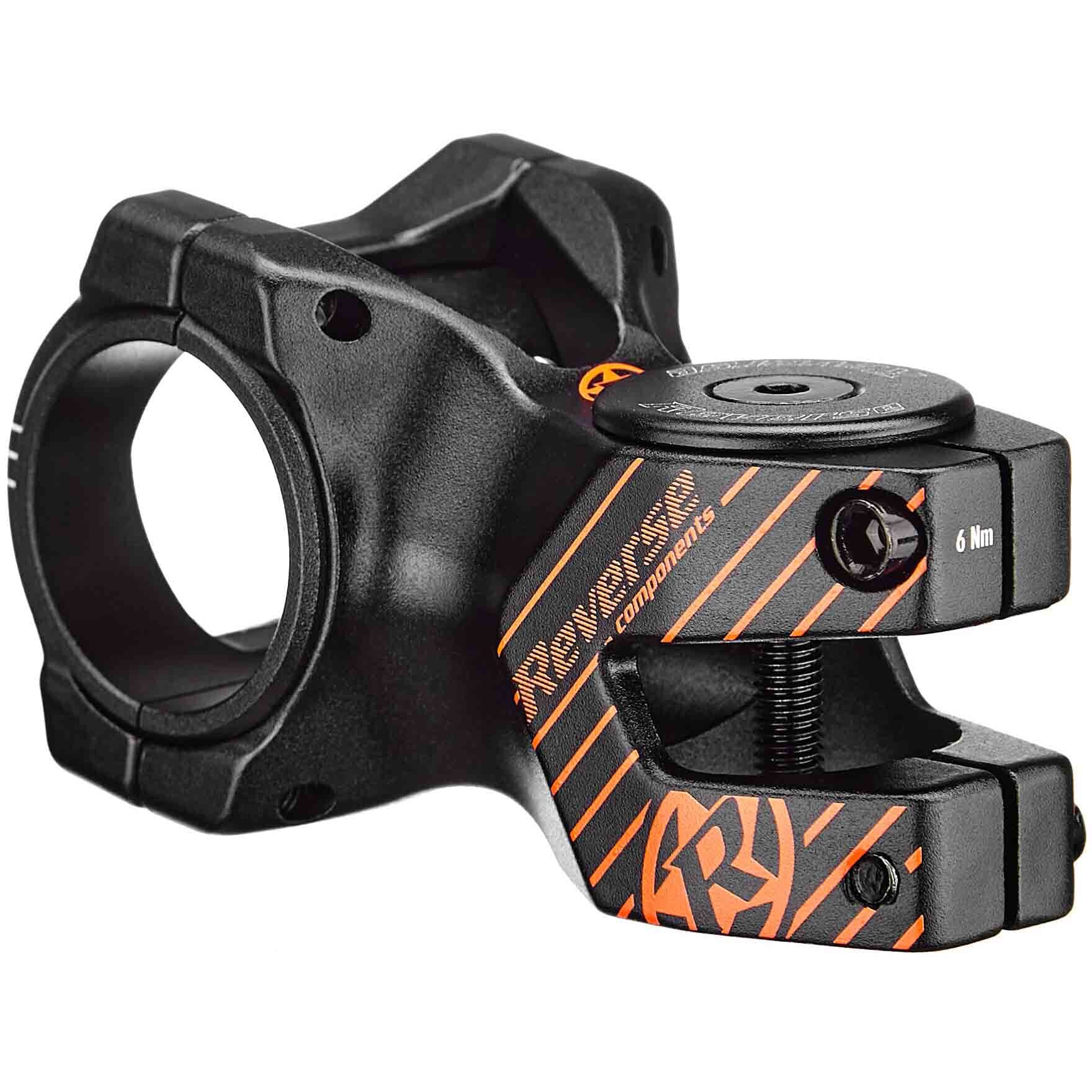 Potence REVERSE COMPONENTS BLACK ONE D-2 Noir/Orange - Image 4