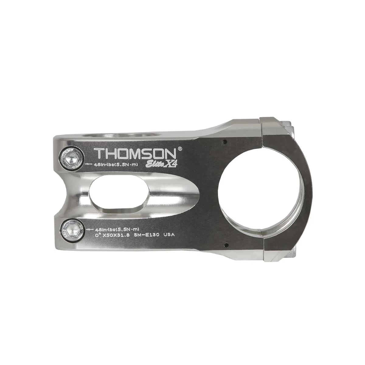 Potence THOMSON ELITE X4 0° Argent - Image 2
