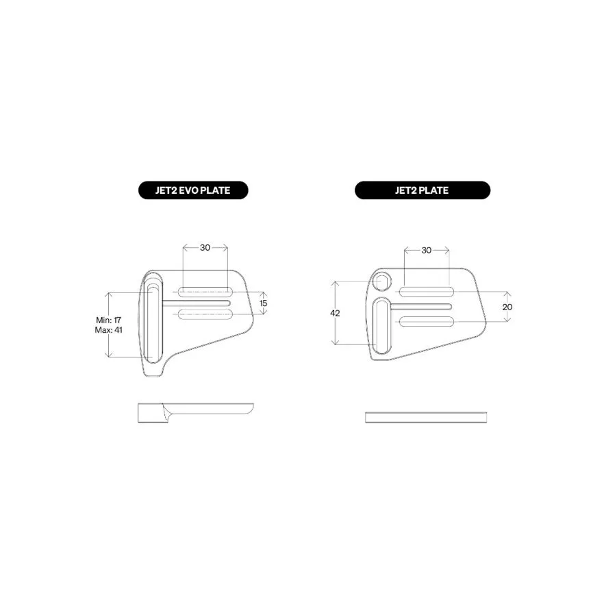 Prolongateurs de Cintre DEDA JET2 EVO Carbone Taille M 370mm - Image 6