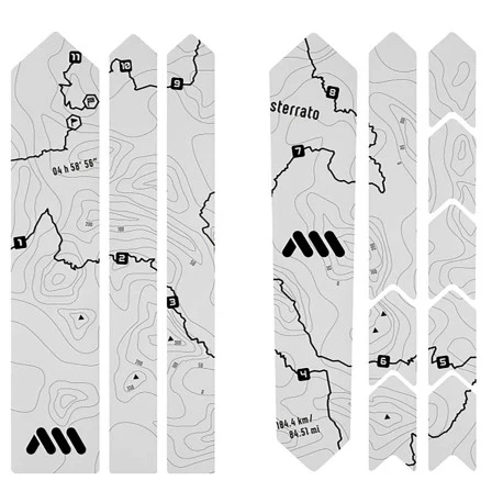 Protection Adhésive pour Cadre ALL MOUNTAIN STYLE EXTRA Gravel/Route Sterrato Noir