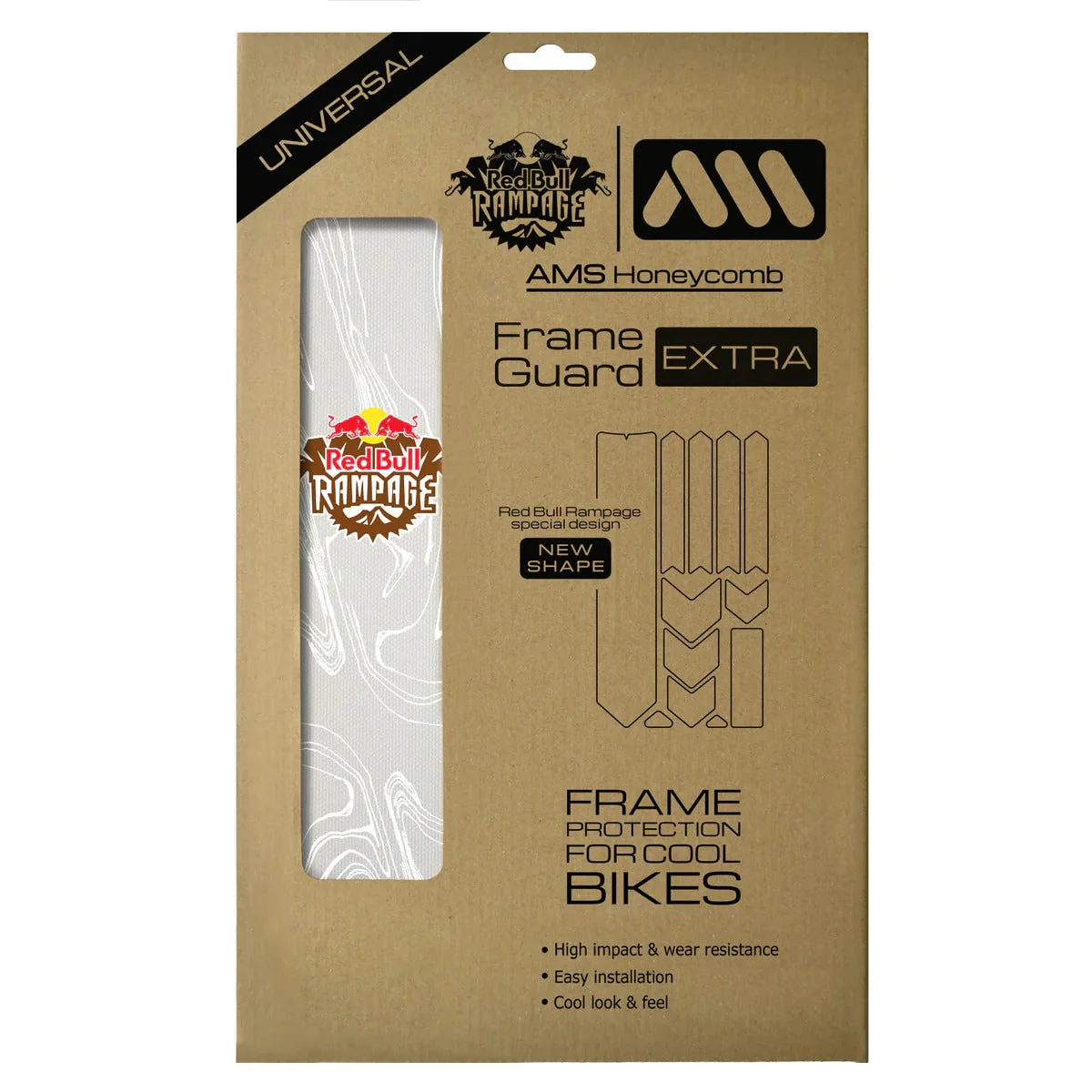 Protection Adhésive pour Cadre ALL MOUNTAIN STYLE EXTRA Red Bull Rampage Ridgeline Blanc - Image 2