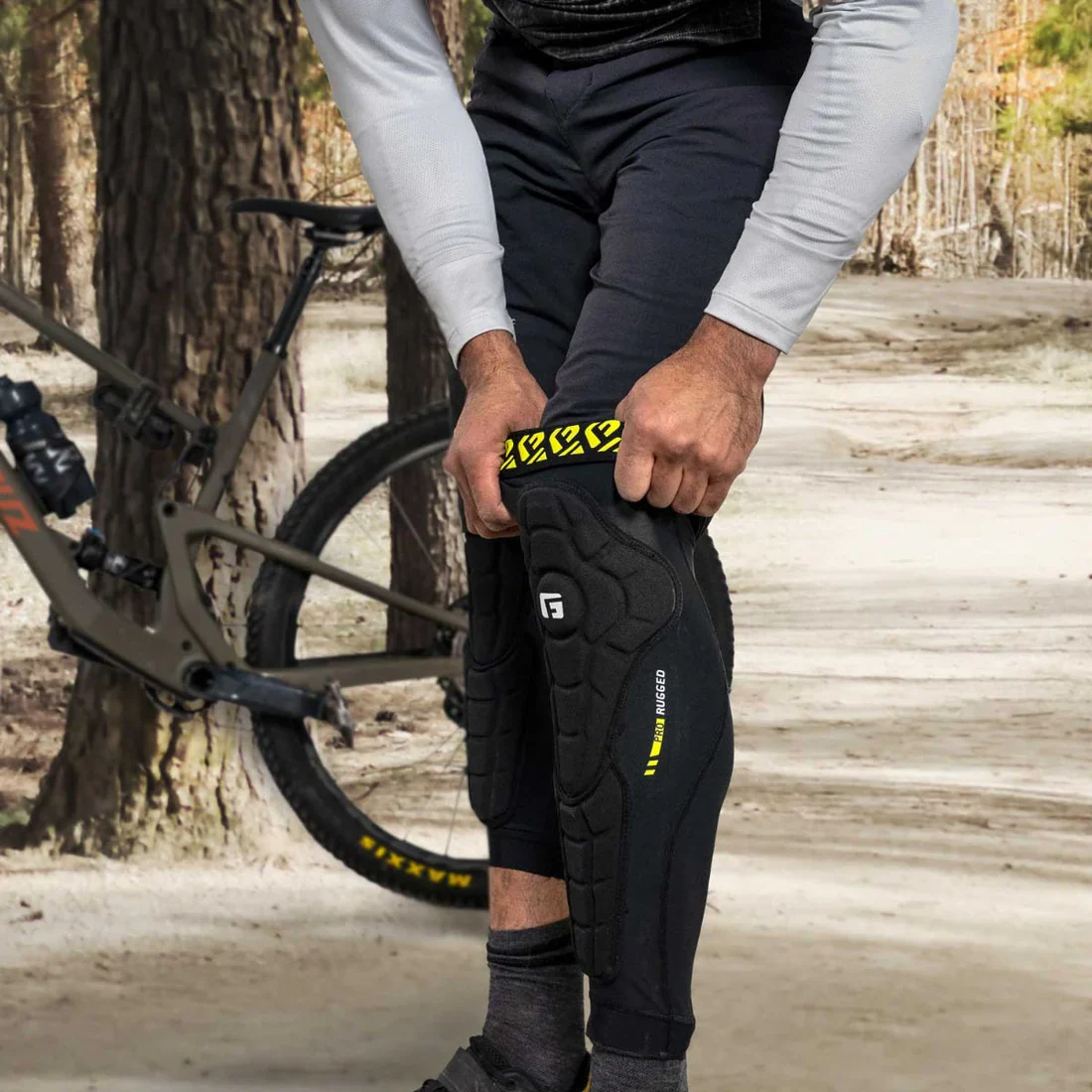 Genouillères Protège Tibias G-FORM PRO-RUGGED 2 Noir - Image 2