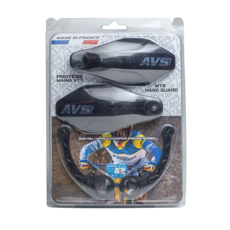 Protège Mains AVS BASIC Patte Plastique Noir - Image 2