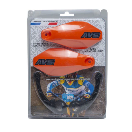 Protège Mains AVS BASIC Patte Plastique Orange - Image 2