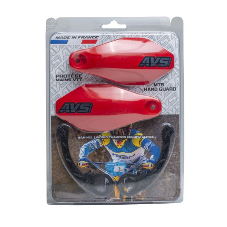 Protège Mains AVS BASIC Patte Plastique Rouge - Image 2