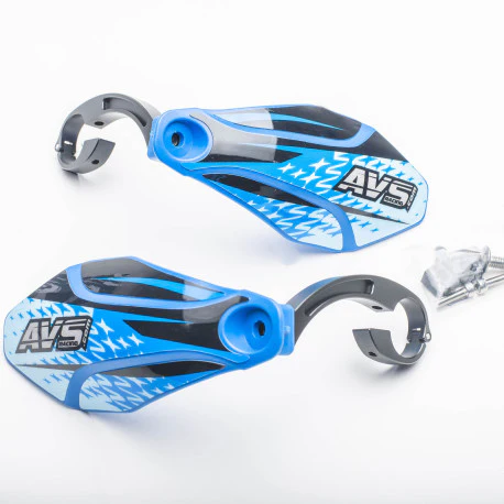 Protège Mains AVS KIT DECO Patte Alu Bleu Foncé/Noir
