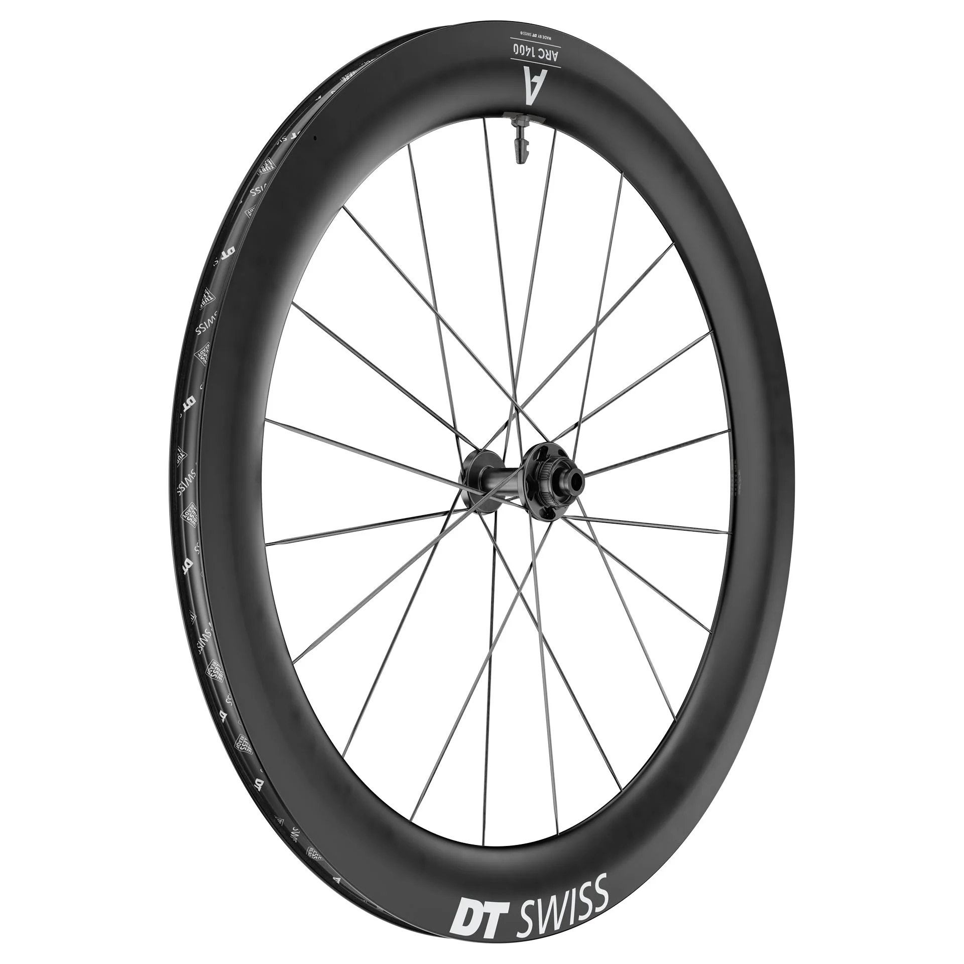 Roue Avant DT SWISS ARC 1400 DICUT 65 Tubeless Ready (Center Lock)