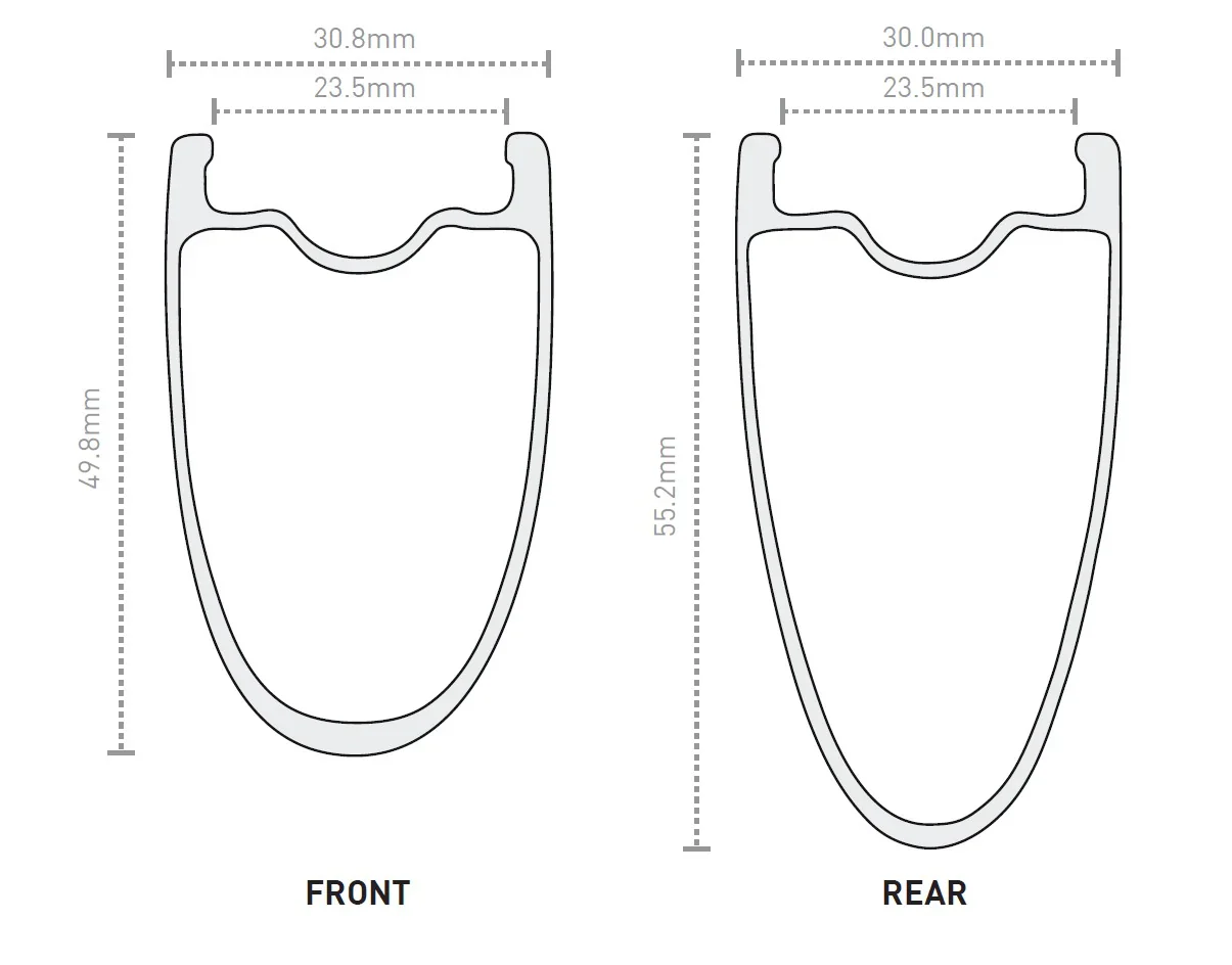 Roue Avant ENVE SES 4.5 PRO Tubeless Ready (Center Lock) Blanc - Image 7
