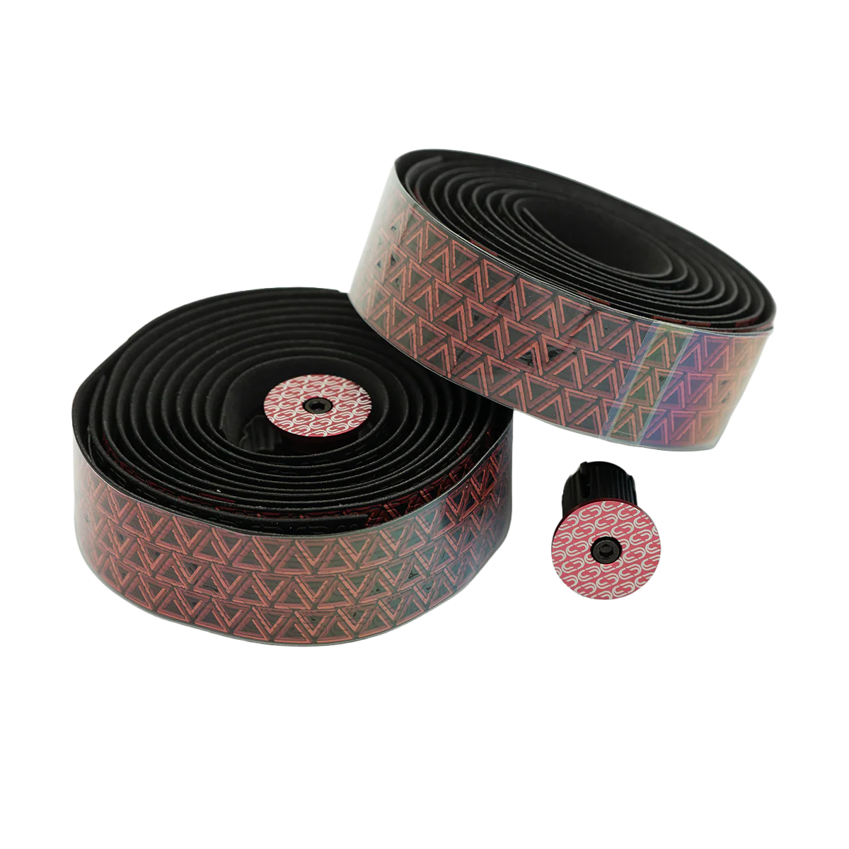 Ruban de cintre DEDA LOOP + END-PLUG Noir/Rouge