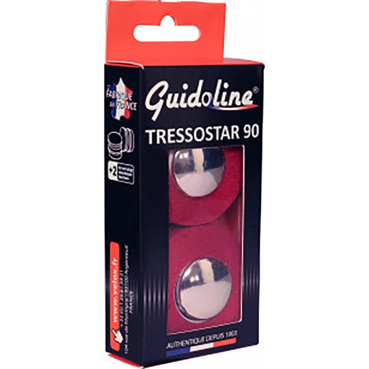 Ruban de cintre VELOX COTON TRESSOSTAR 90 Rouge