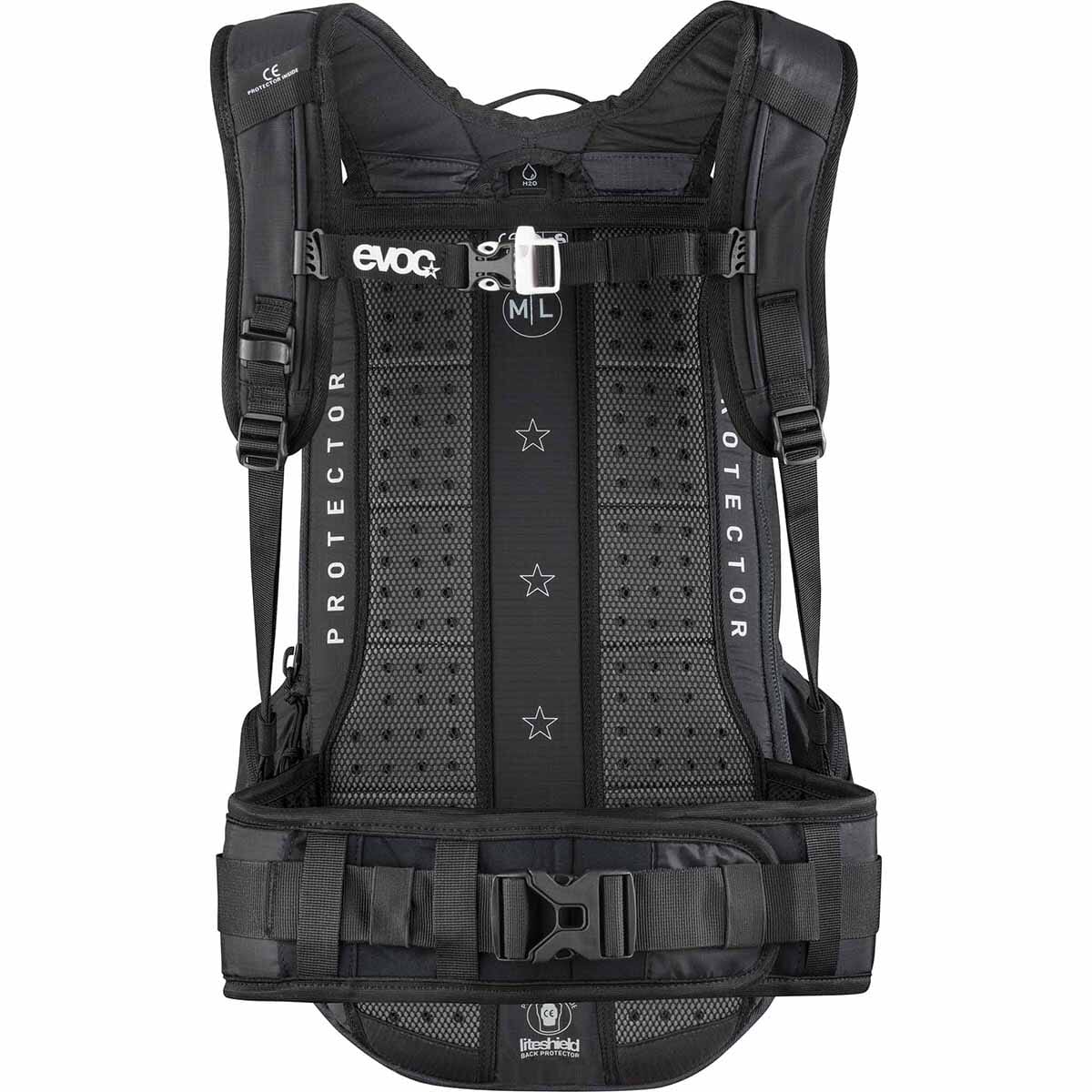 Sac à Dos avec Dorsale EVOC FR PROTECTOR TOUR 30L Noir - Image 2