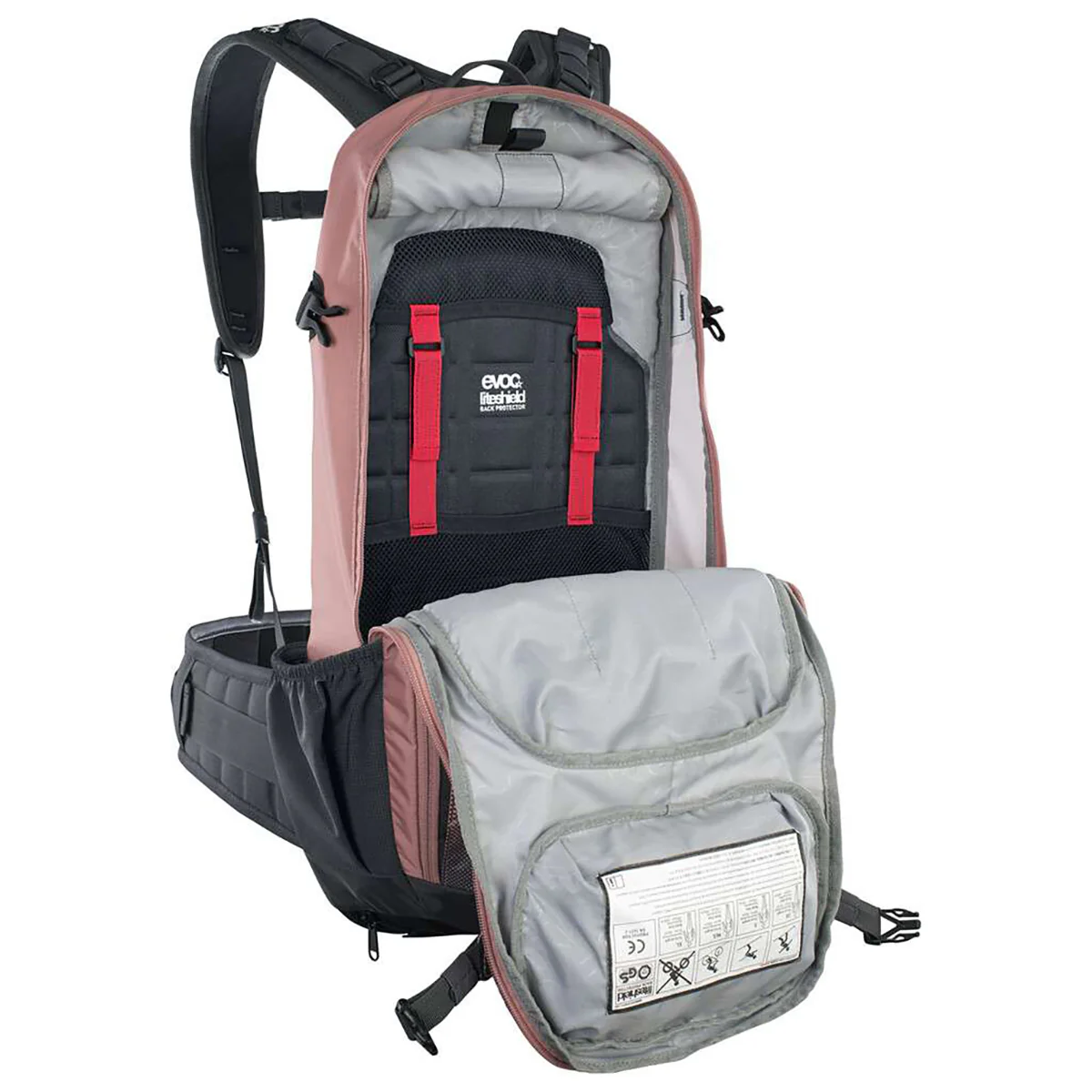 Sac à Dos avec Dorsale EVOC PROTECTOR FR ENDURO 16 L Rose - Image 6