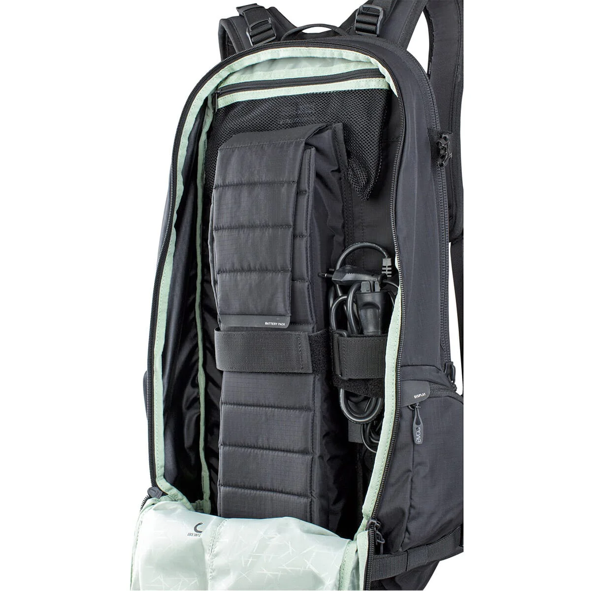 Sac à Dos avec Dorsale EVOC TRAIL E-RIDE 20L Noir - Image 5