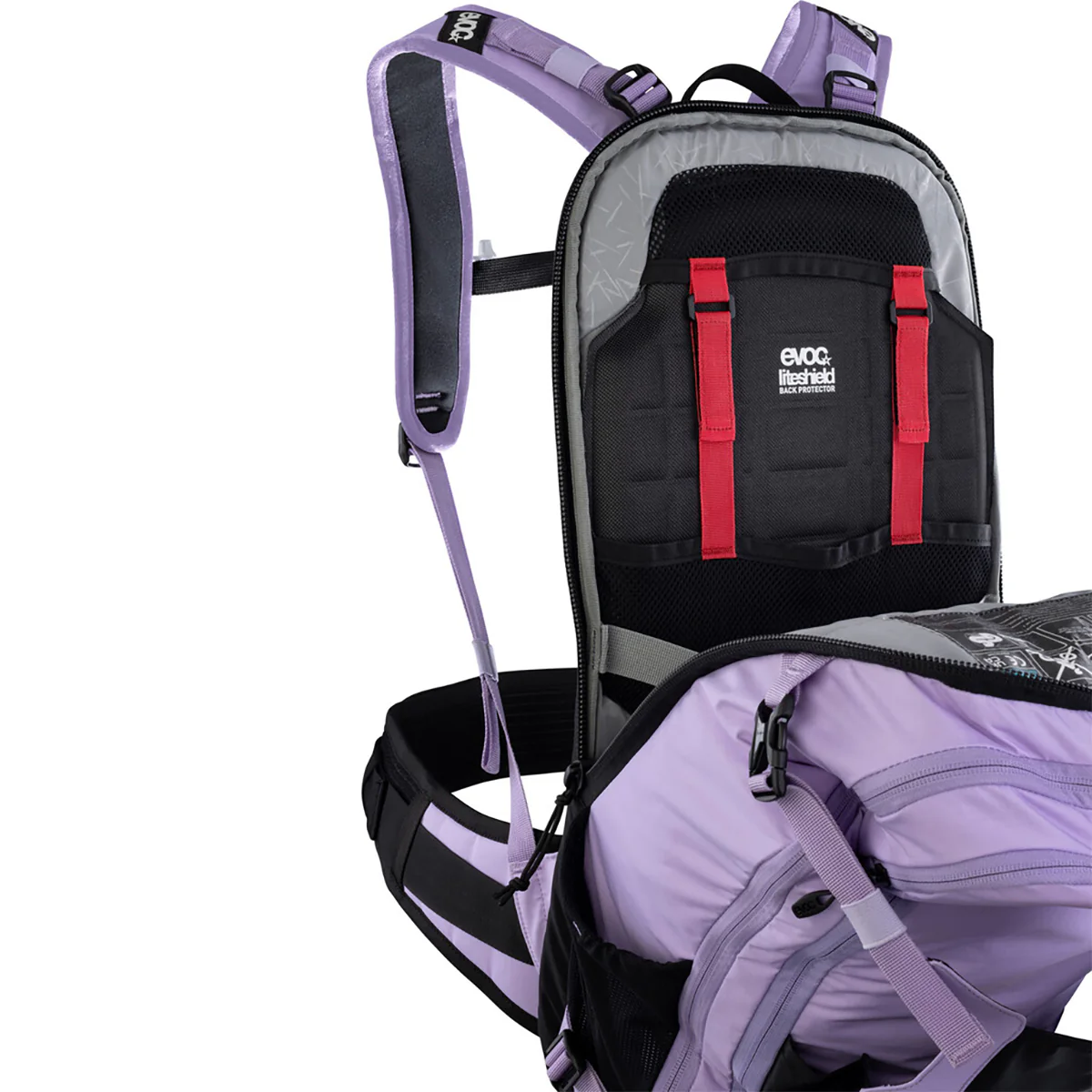 Sac à Dos avec Dorsale EVOC TRAIL E-RIDE 20L Rose - Image 5