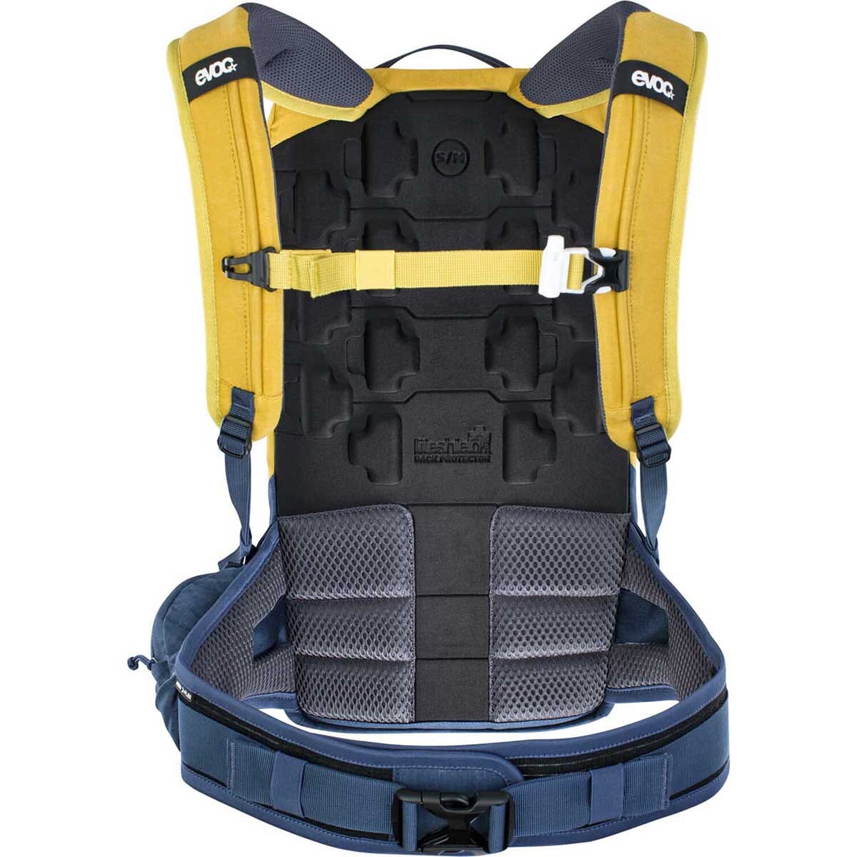 Sac à Dos avec Dorsale EVOC TRAIL PRO 10L Jaune/Bleu - Image 2