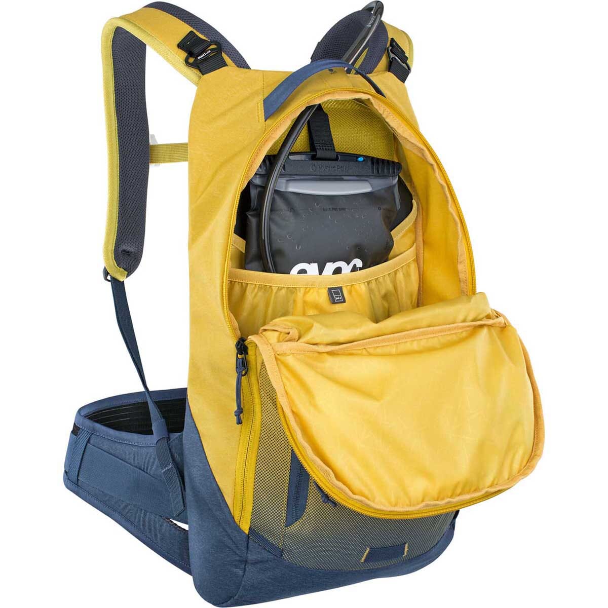 Sac à Dos avec Dorsale EVOC TRAIL PRO 10L Jaune/Bleu - Image 4
