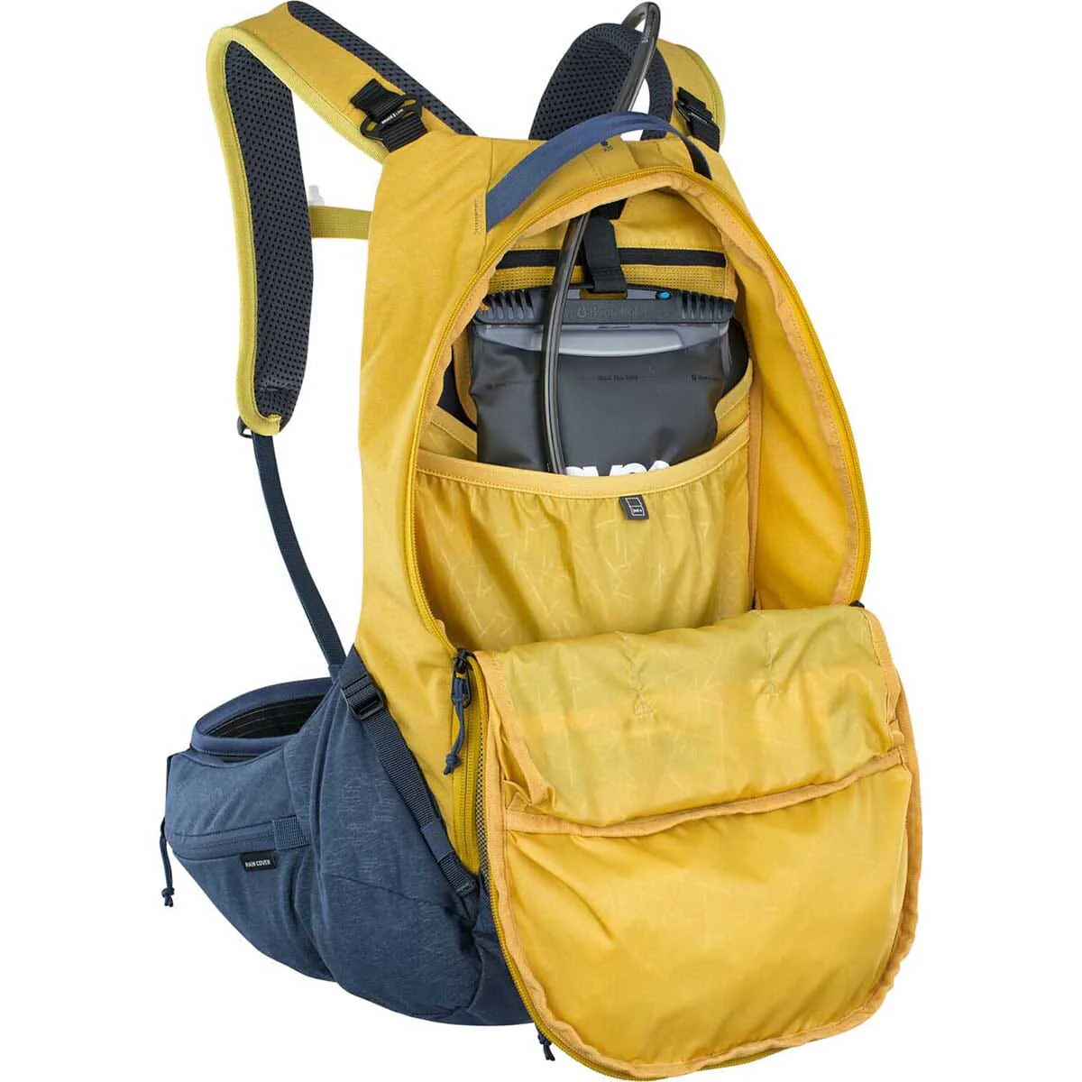 Sac à Dos avec Dorsale EVOC TRAIL PRO 10L Jaune/Bleu - Image 7
