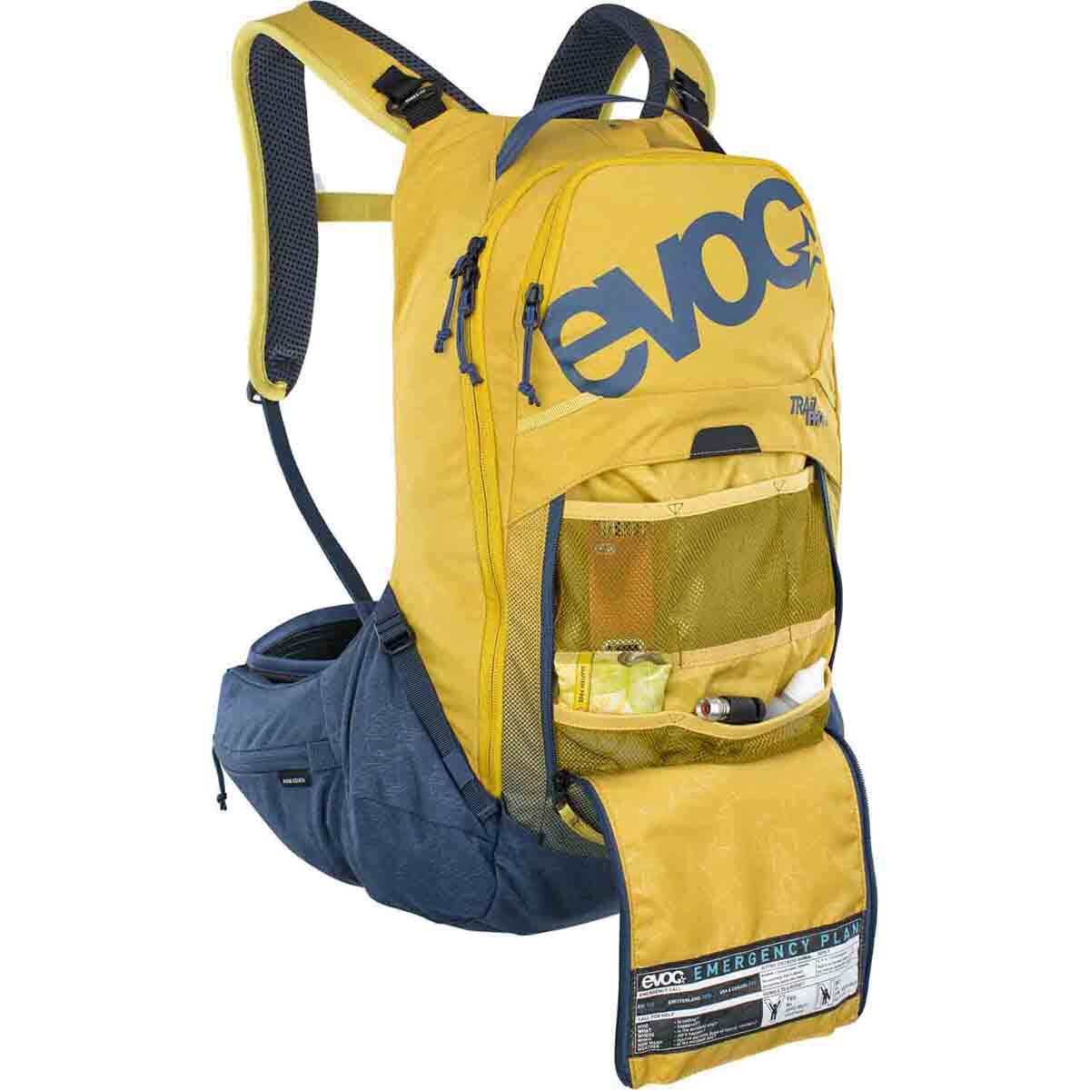 Sac à Dos avec Dorsale EVOC TRAIL PRO 16L Jaune/Bleu - Image 5