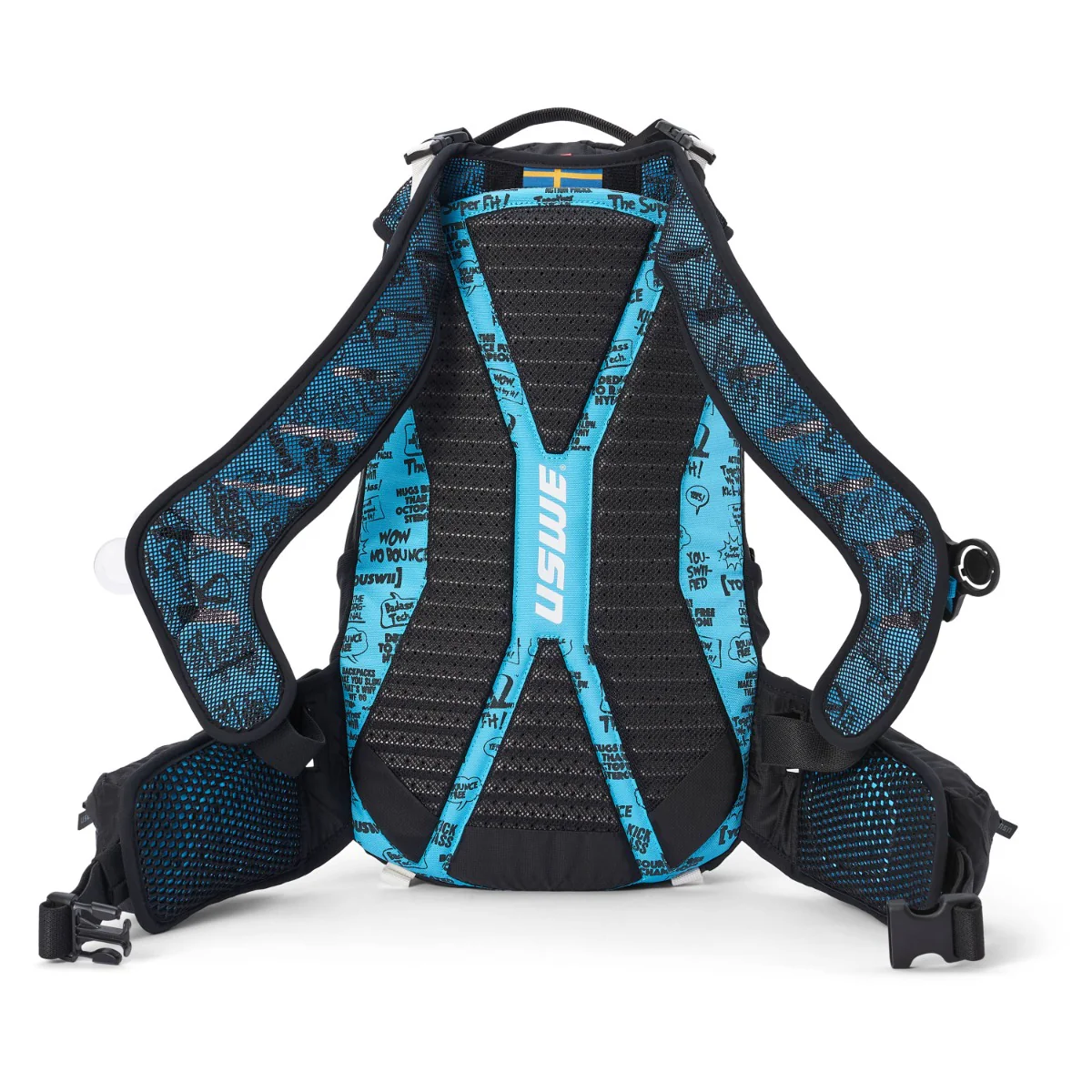 Sac à Dos avec Dorsale Intégrée USWE FLOW 16 L Noir/Bleu - Image 3