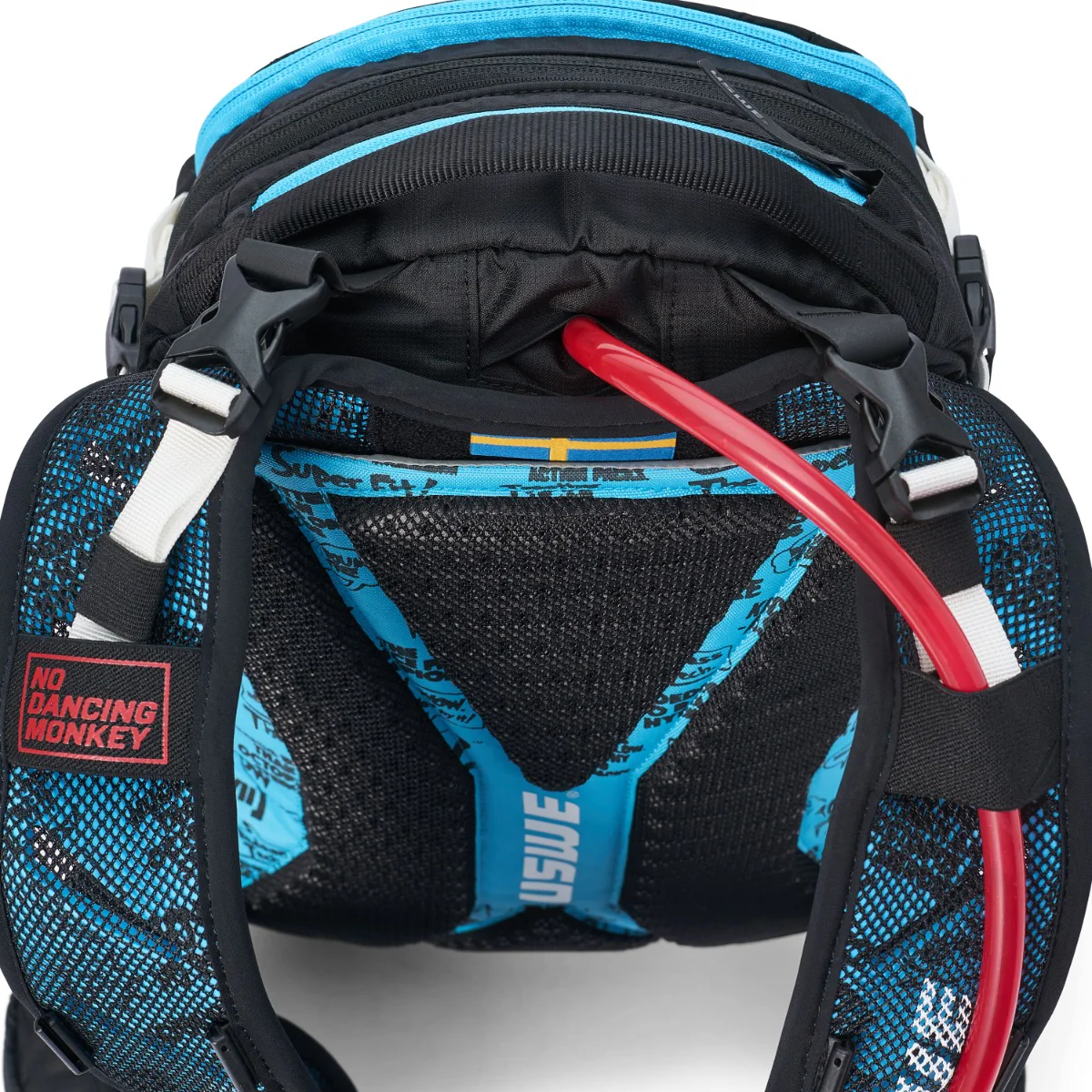 Sac à Dos avec Dorsale Intégrée USWE FLOW 16 L Noir/Bleu - Image 7