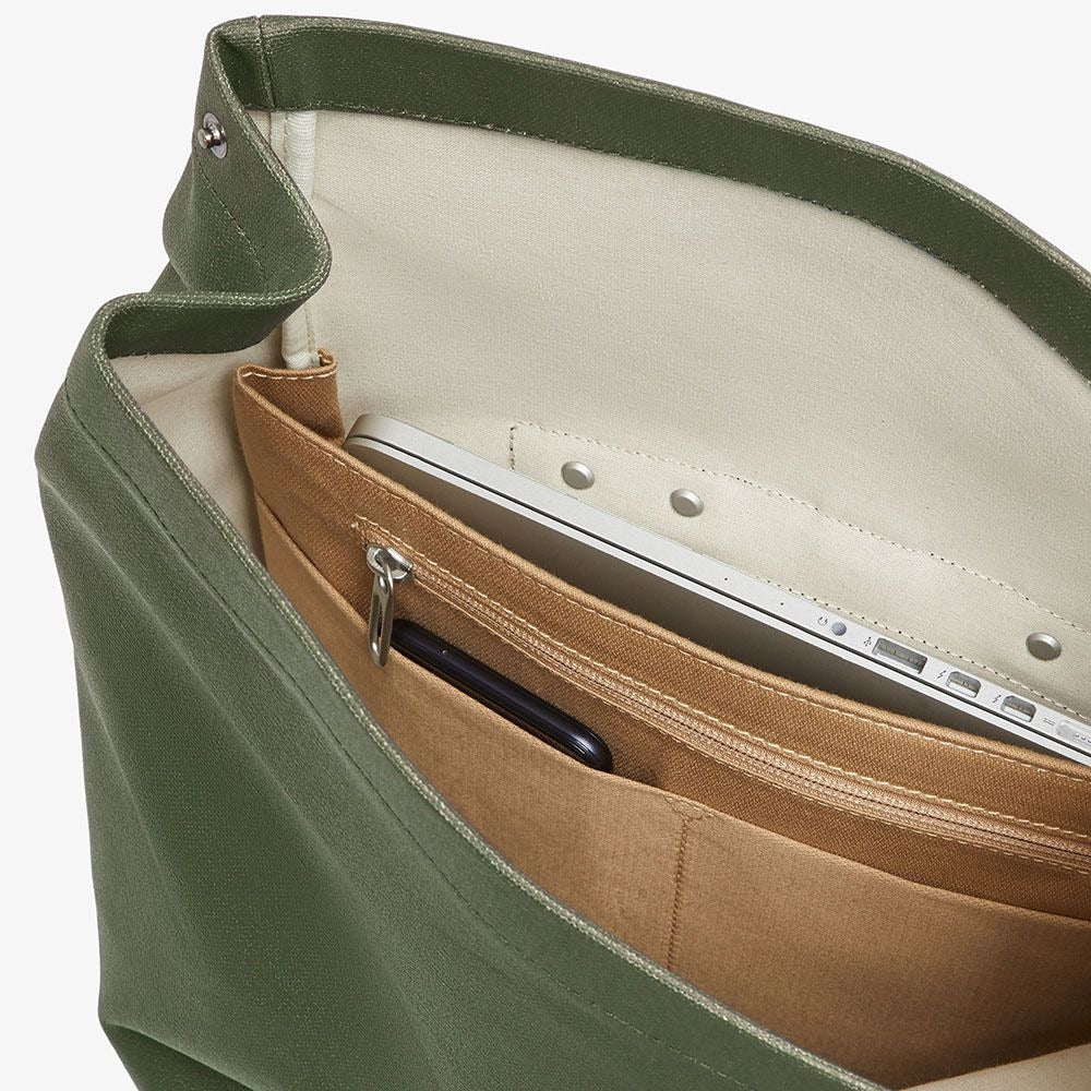 Sac à Dos BROOKS PICKWICK COTTON CANVAS 12L Vert - Image 4