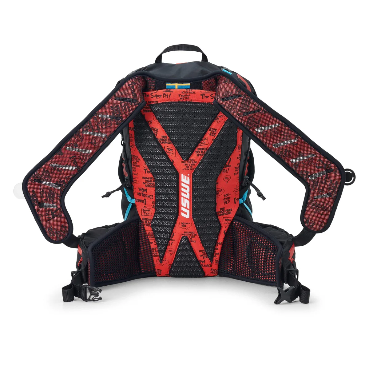 Sac à Dos USWE HAJKER 18 L Noir/Rouge - Image 3