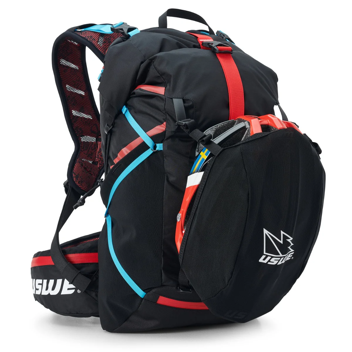 Sac à Dos USWE HAJKER 18 L Noir/Rouge - Image 4