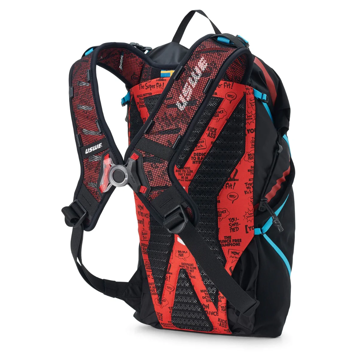 Sac à Dos USWE HAJKER 30 L Noir/Rouge - Image 4