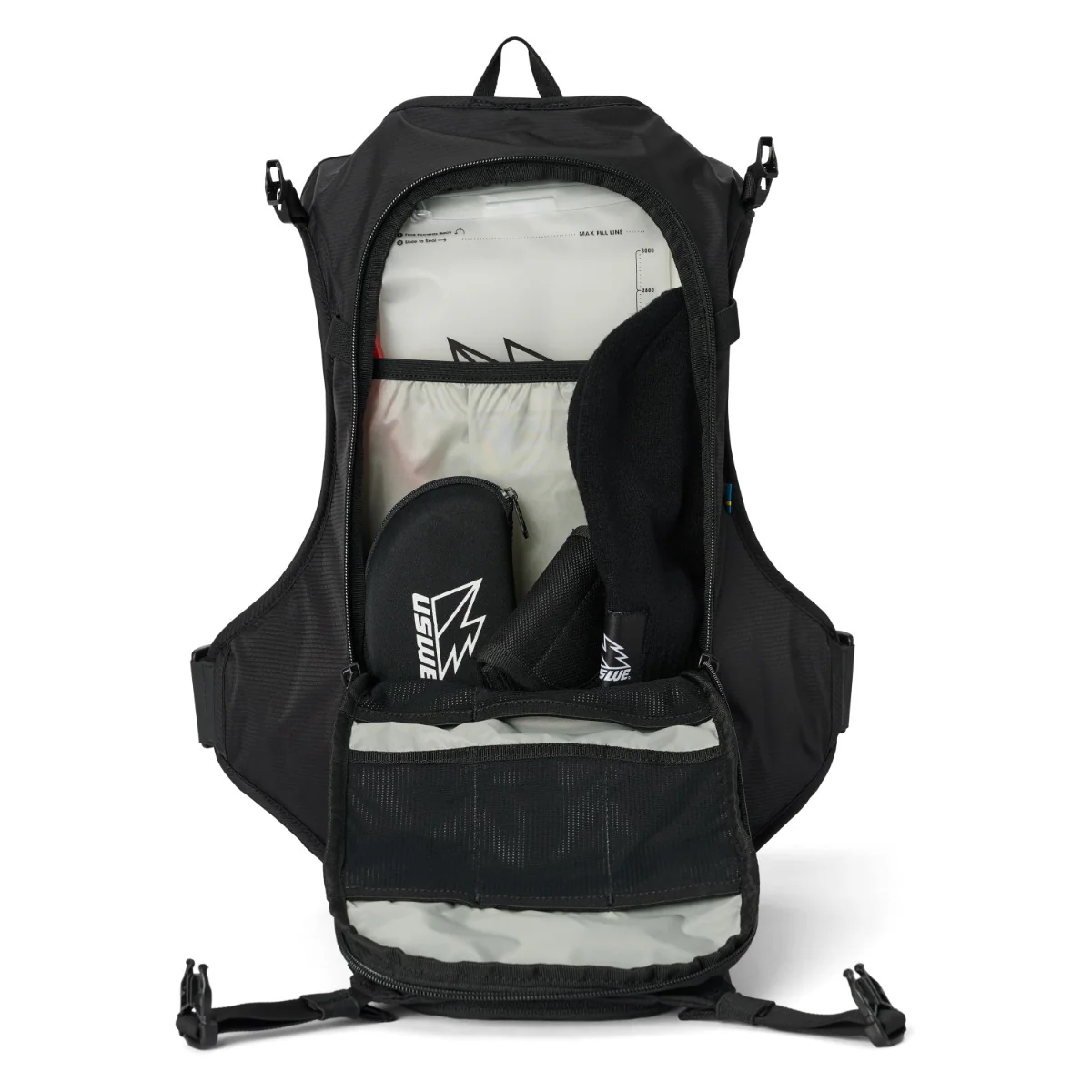 Sac d'Hydratation USWE MTB HYDRO 12 L Noir - Image 3