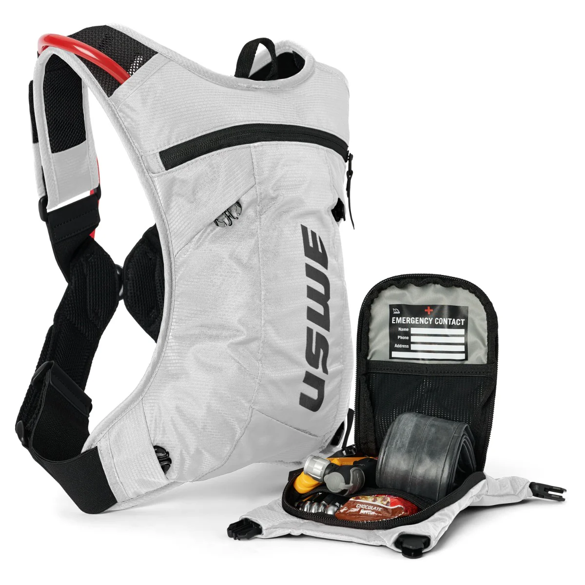 Sac d'Hydratation USWE MTB HYDRO 3 L Blanc - Image 3