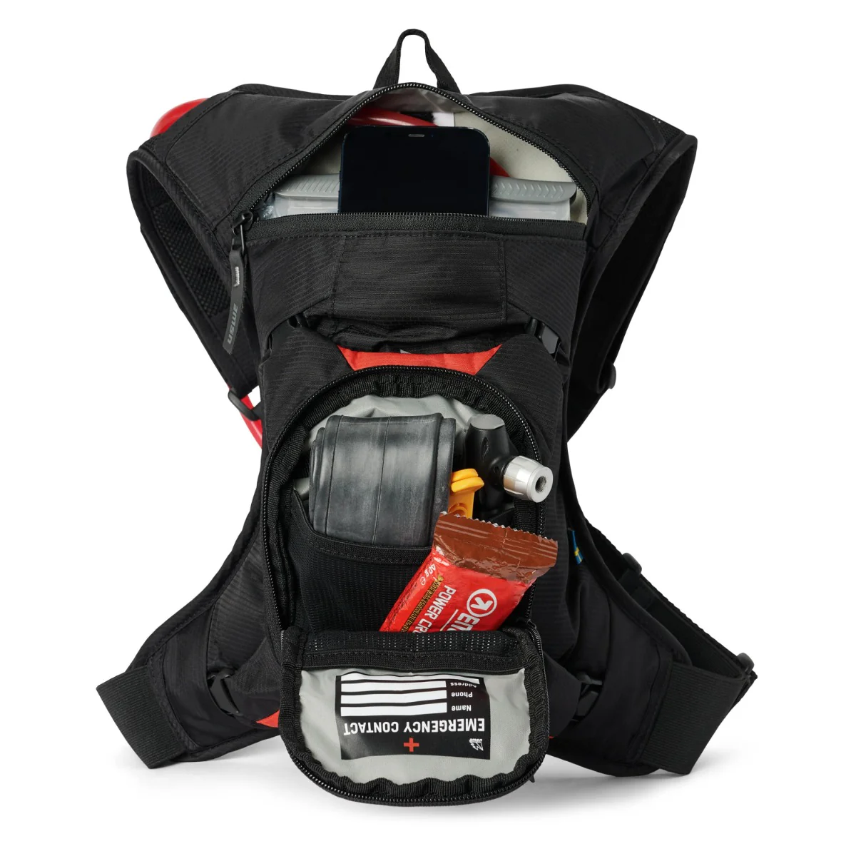 Sac d'Hydratation USWE MTB HYDRO 3 L Noir/Rouge - Image 4